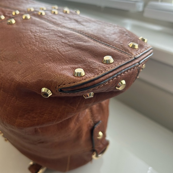 🔥🔥🔥GORGEOUS MICHAEL KORS VINTAGE Camel Colored Pebbled Leather Handbag!🤩🤩🤩 - Picture 13 of 13
